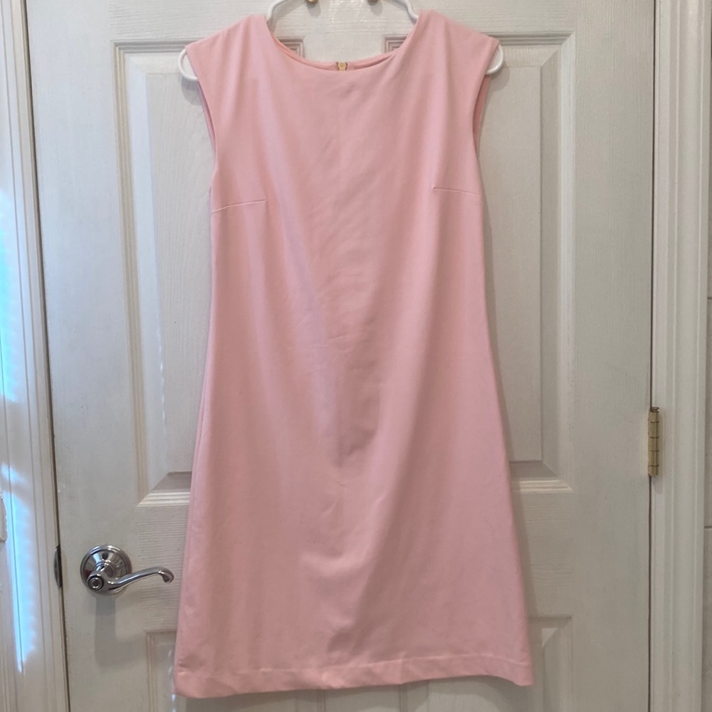 Donna Ricco NYC Pastel Pink Sleeveless Shift Dress